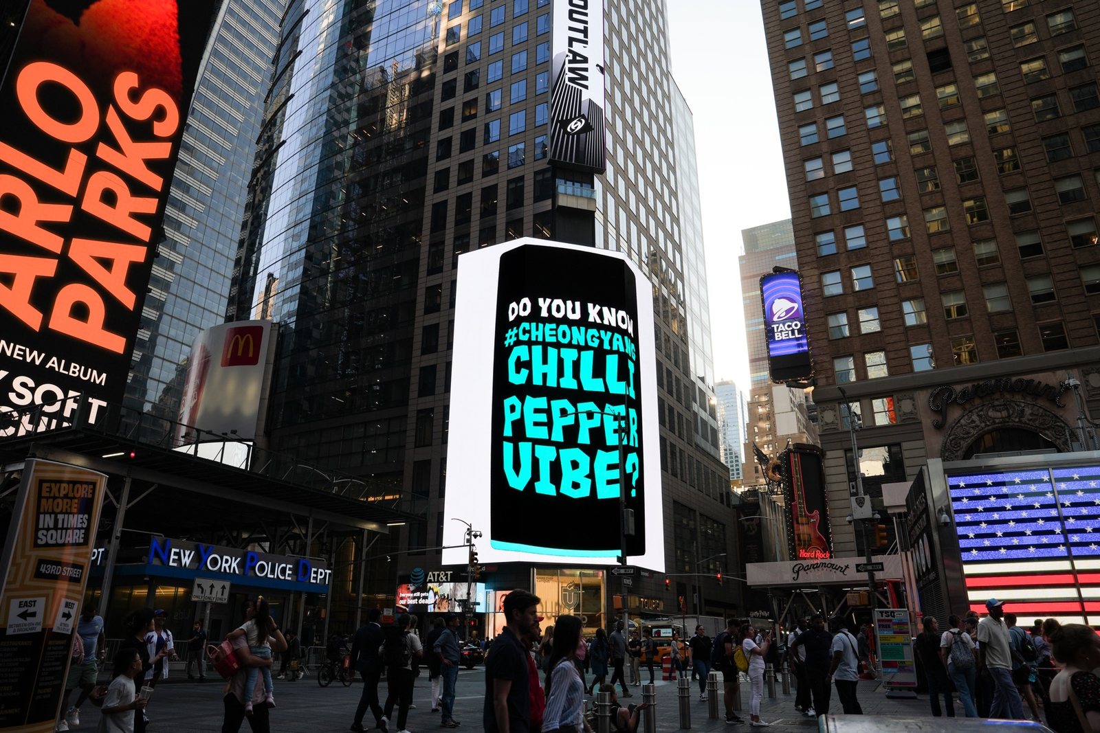 Times Square outdoor advertising screen